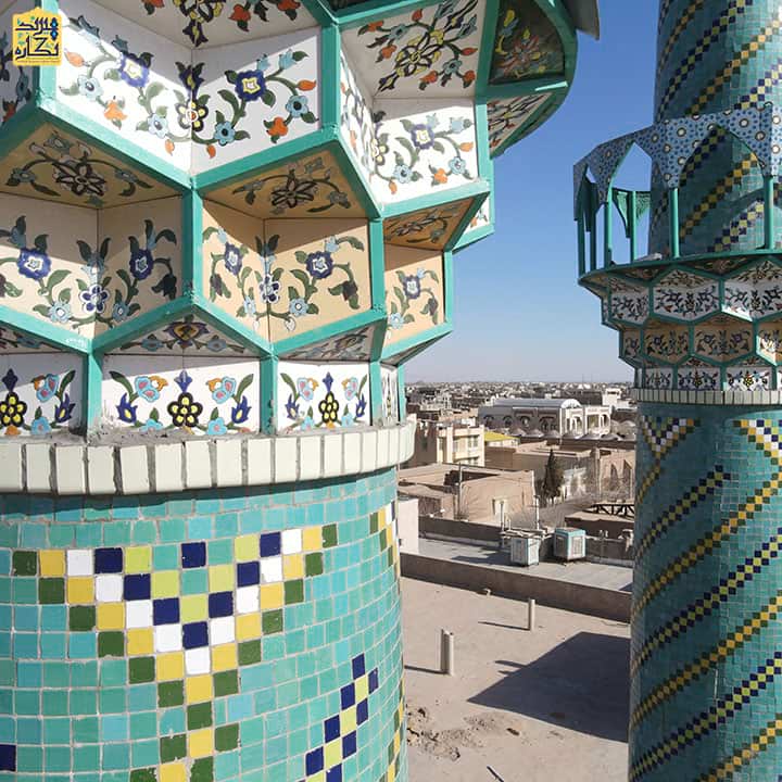 گلدسته مسجد دشتی یزد