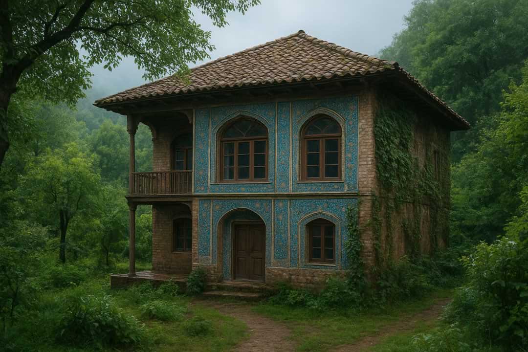 طراحی خانه روستایی اقلیم پرباران