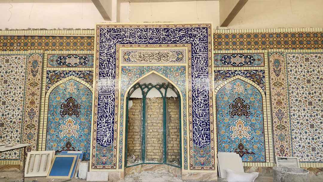 نقش کاشی اسلیمی در معماری مسجد