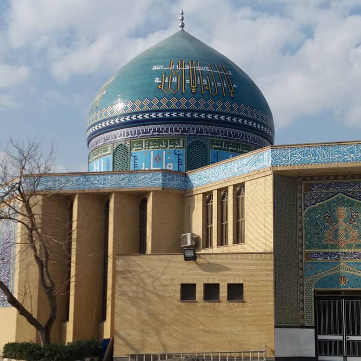 گنبد مسجد سفارتخانه ایران در ترکمنستان